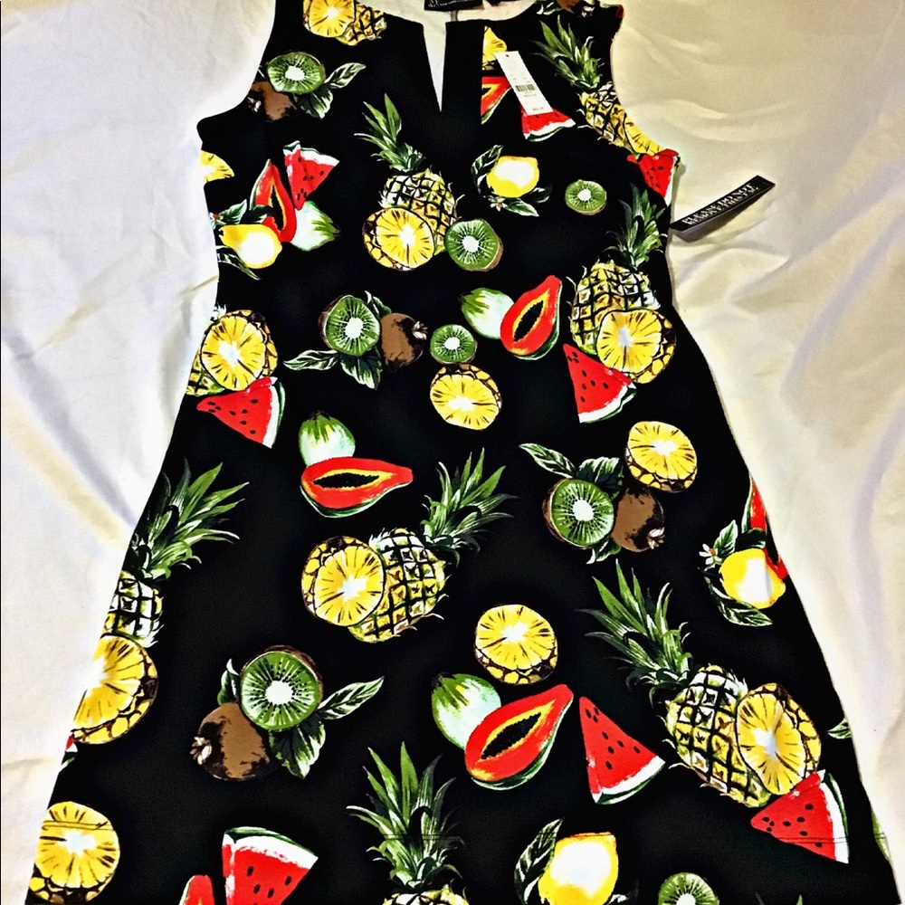 LOWEST SALE! NY & Co Fruit Sleeveless Dress